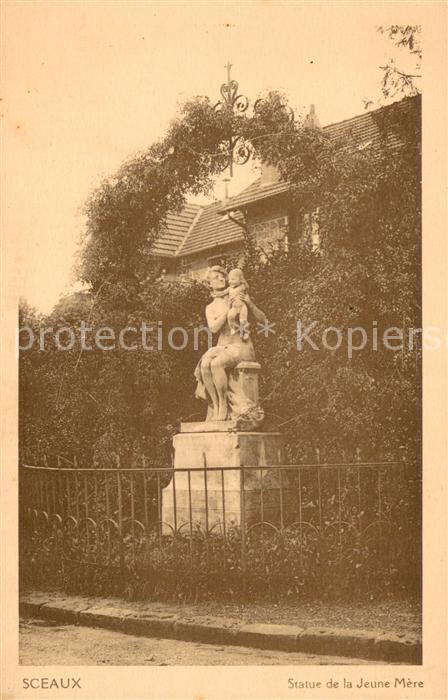Sceaux Seine Statue de la Jeune Mère