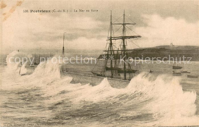 Portrieux La mer en furie