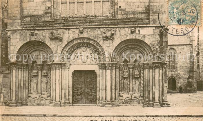 Dinan 22 Portail de l'Eglise Saint Sauveur