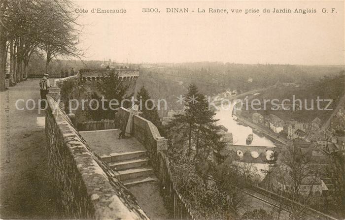 Dinan 22 La Rance vue prise du Jardin Anglais