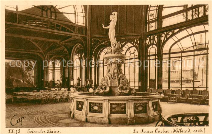 Evian-les-Bains Haute Savoie La Source Cachat Architecte Hébrard