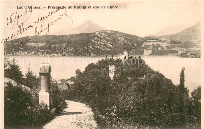 Annecy Haute-Savoie Lac d Annecy Presqu ile de Duingt et Roc de Chère