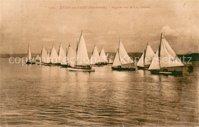 Evian-les-Bains Haute Savoie Régates sur le Lac Leman