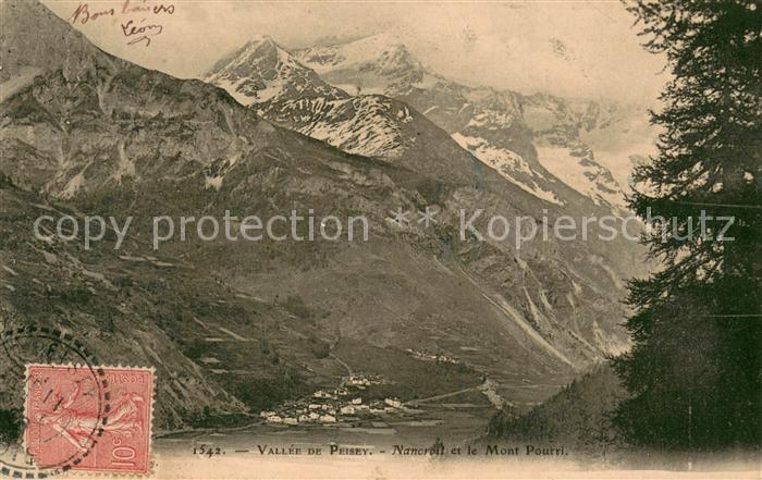 Nancroix Peisey Panorama et le Mont Pourri Alpes