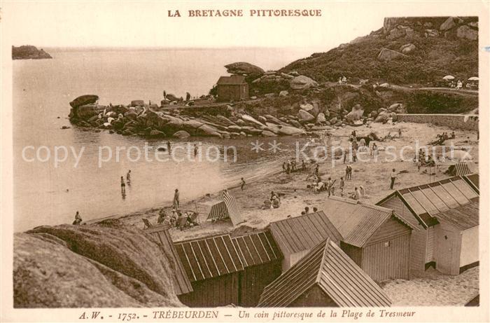 Trebeurden Un coin pittoresue de la Plage de Tresmeur