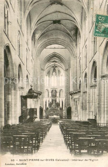 Saint-Pierre-sur-Dives Intérieur de l'Eglise