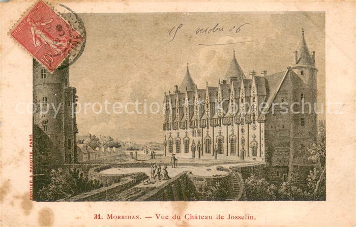 Josselin Chateau Litho