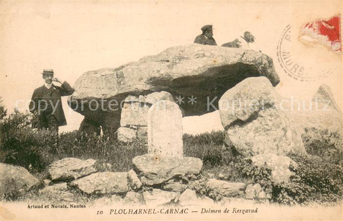 Carnac Morbihan Dolmen de Kergavad