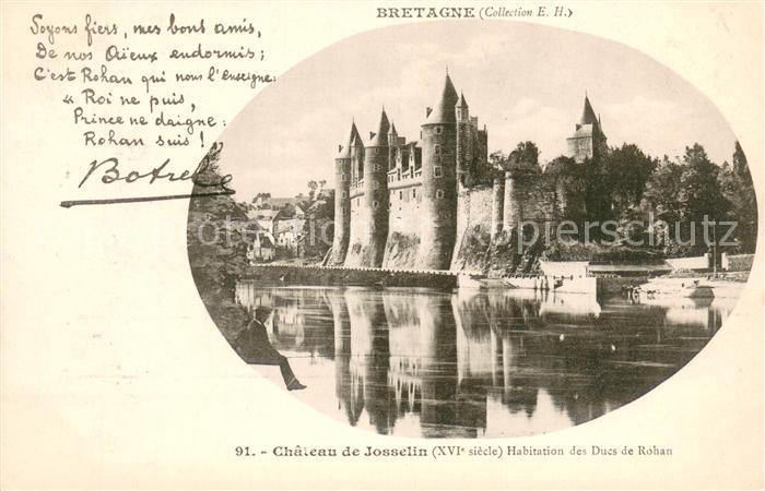 Josselin Chateau Habitation des Ducs de Rohan