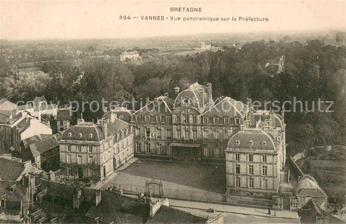 Vannes 56 Vue panoramique sur la Prefecture