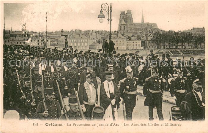 Orleans Loiret La Procession de Jeanne d_Arc Les Autor