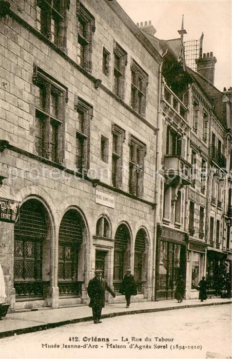 Orleans Loiret Rue du Tabour Musee Jeanne d_Arc Maison