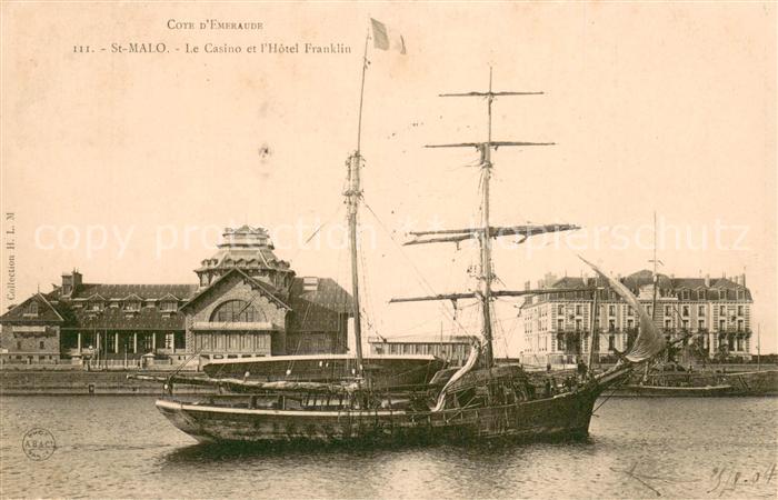 Saint-Malo 35 Le casino et l Hôtel Franklin Voilier