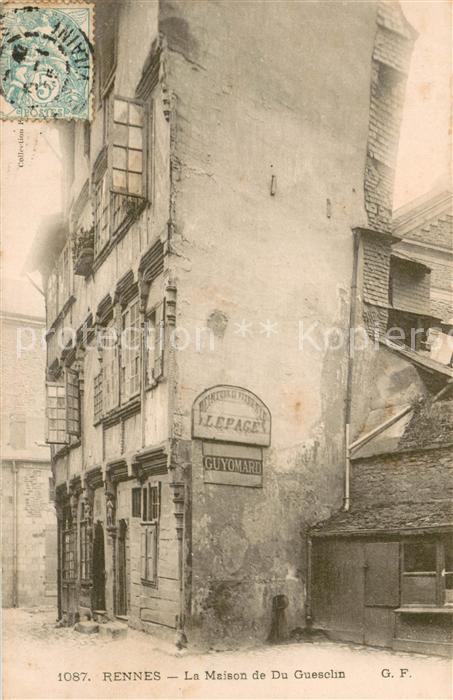 Rennes 35 La Maison du Guesclin