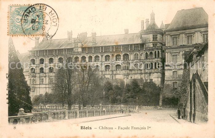 Blois 41 Chateau Facade Francois I
