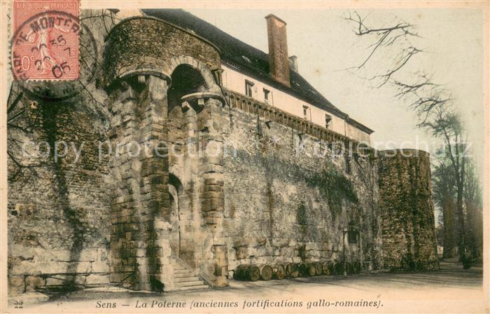 Sens 89 La Poterne anciennes fortifications galle romaines