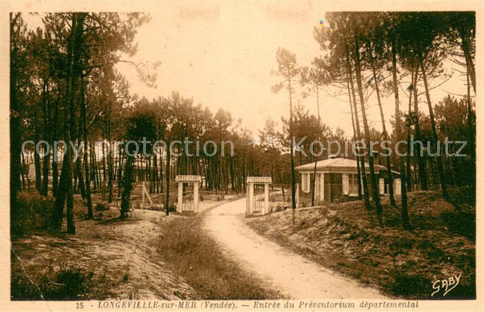 Longeville-sur-Mer Entree du Preventorium departemental