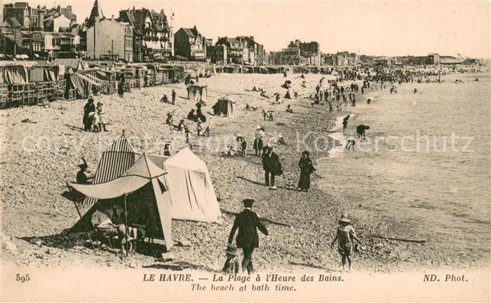 Le Havre La Plage a l’Heure des Bains