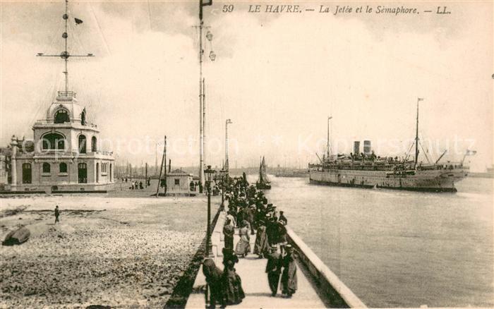 Le Havre La Jetee et le Semaphore