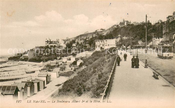 Le Havre Le Boulevard Albert I et la Heve