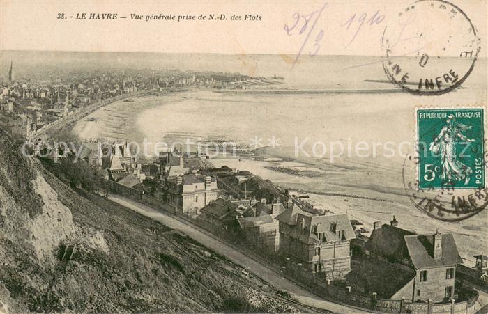 Le Havre Vue generale prise de ND des Flots