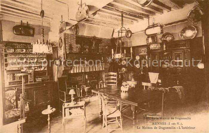 Rennes 35 La Maison de Duguesclin l'Interieur