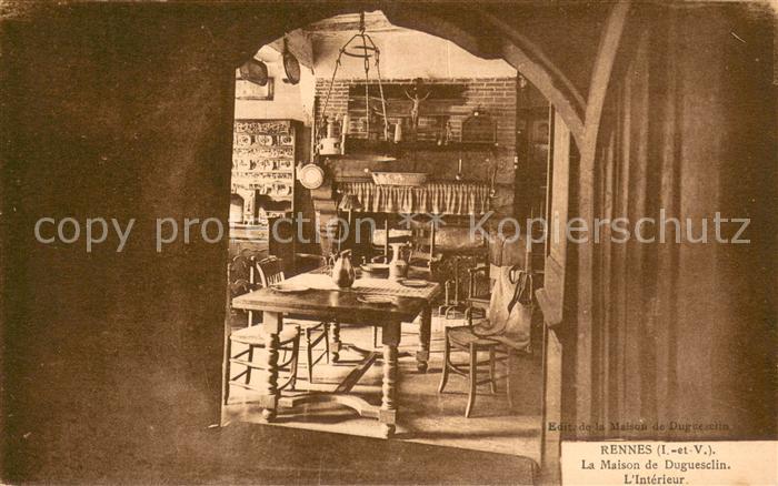 Rennes 35 La Maison de Duguesclin l'Interieur