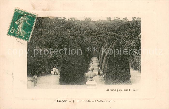 Lucon Jardin Public l’Allee des Ifs