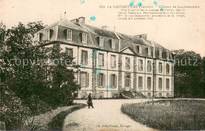La Gaubretiere Chateau de Landebaudiere
