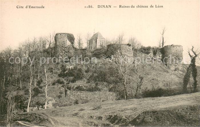 Dinan 22 Ruines du chateau de Leon