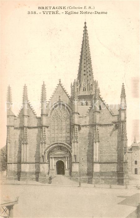 Vitre d Ille-et-Vilaine Eglise Notre Dame