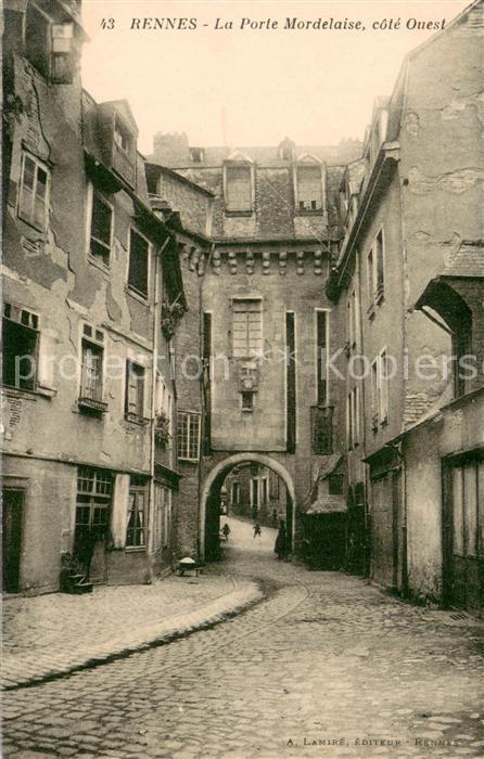 Rennes 35 La Porte Mordelaise cote Ouest