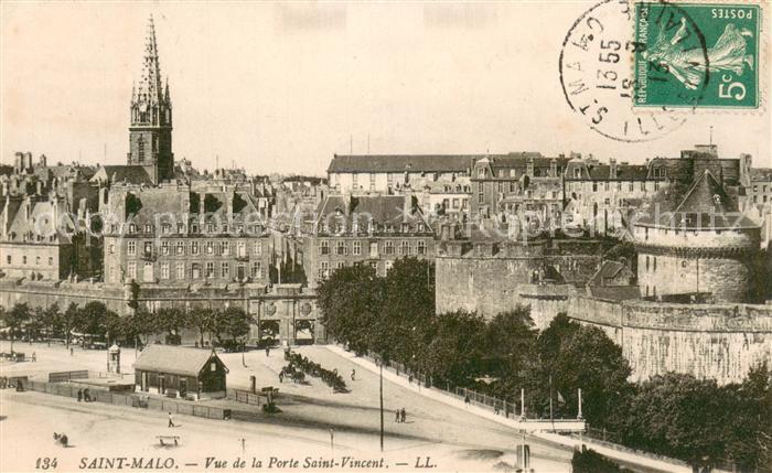 Saint-Malo 35 Vue de la Porte Saint Vincent