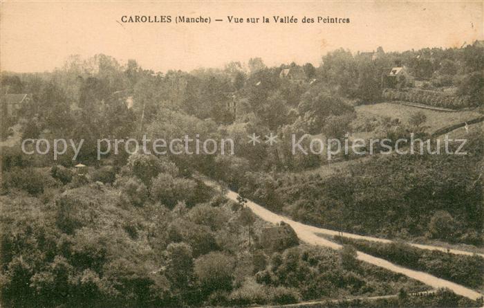 Carolles Vue sur la Vallee des Peintres