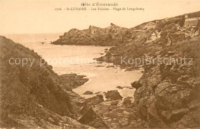 Saint-Lunaire Les Falaises Plage de Longchamp