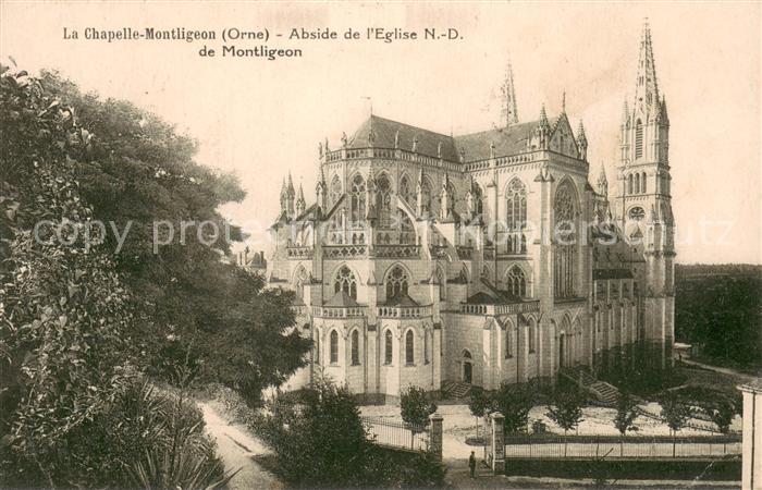 La Chapelle-Montligeon Abside de l’Eglise ND de Montligeon