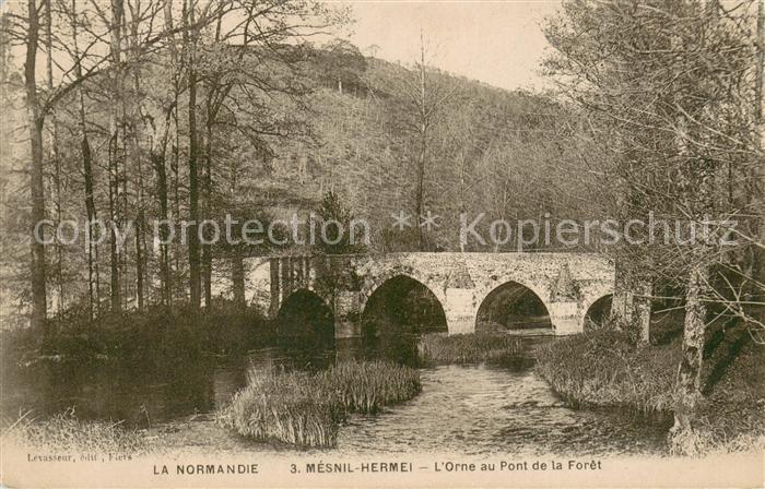 Menil-Hermei L’Orne au Pont de la Foret