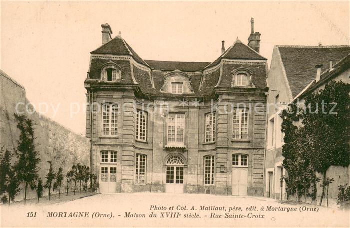 Mortagne-au-Perche Maison du XVIII siecle Rue Sainte Croix