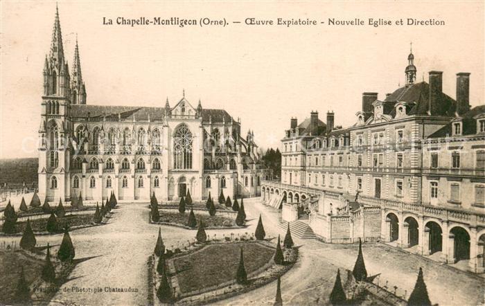 La Chapelle-Montligeon Oeuvre Expiatoire Nouvelle Eglise et Di