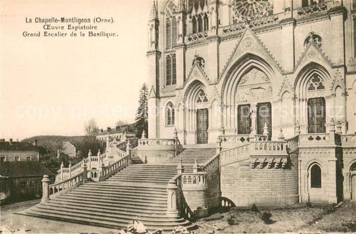 La Chapelle-Montligeon Grand Escalier de la Basilique