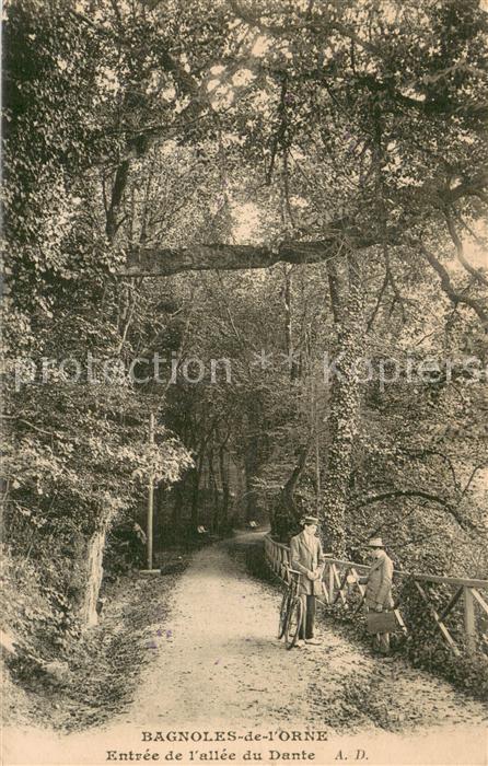 Bagnoles-de-l Orne Entree de l’allee du Dante