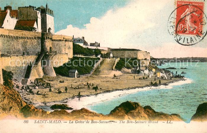 Saint-Malo 35 La Greve de Bon Secour