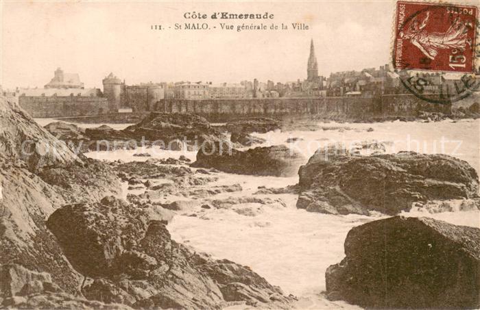 Saint-Malo 35 Vue generale de la Ville