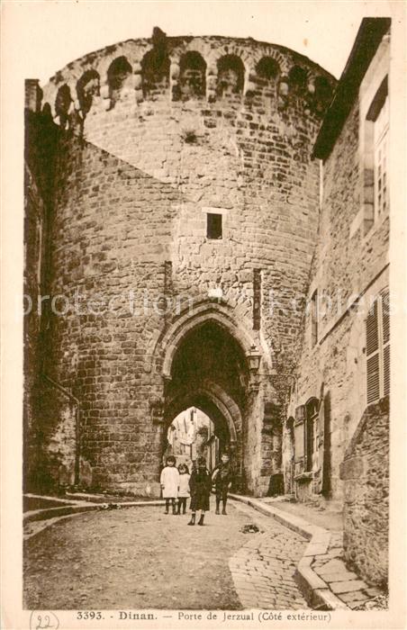 Dinan 22 Porte de Jerzual Cote exterieur