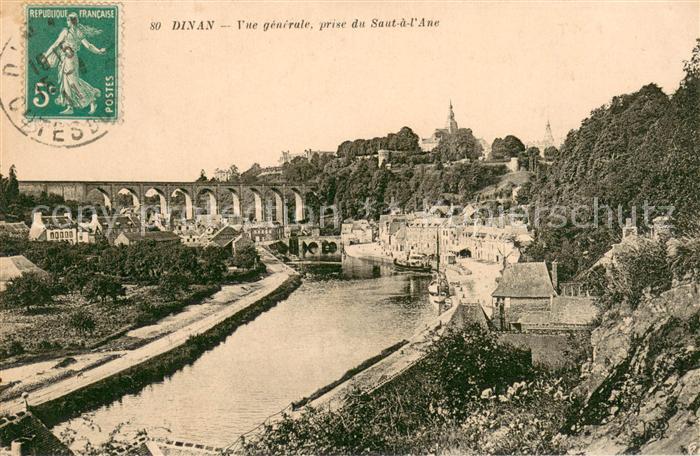 Dinan 22 Vue generale prise du Saut a l'Ane