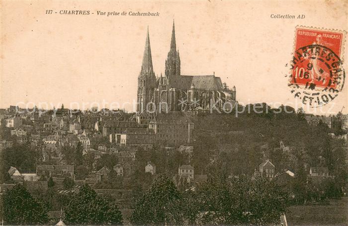 Chartres 28 Vue prise de Cachemback