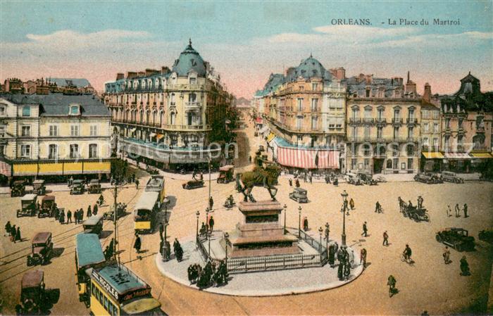 Orleans Loiret La Place du Martroi