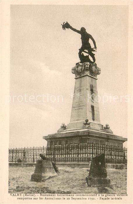 Valmy Marne Monument Kellermann commemoratif a la grande victoire remportees sur