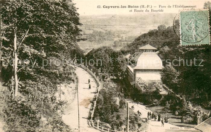 Capvern les Bains Parc de l’Etablissement et Route du Bouride
