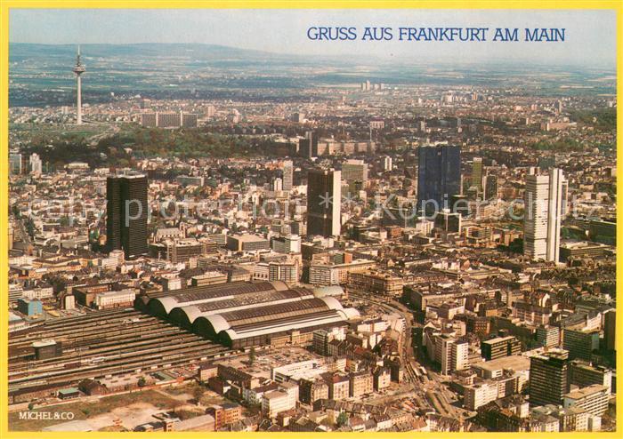Frankfurt Main Fliegeraufnahme